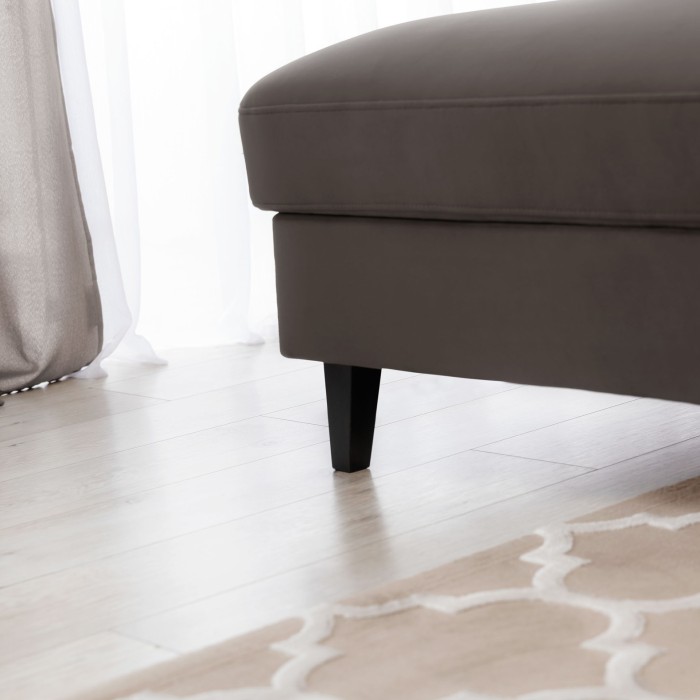 Canapé d'angle convertible chocolat angle gauche 4 places FABLE 