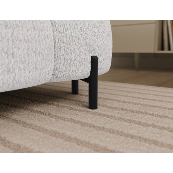 Canapé panoramique convertible Blanc angle gauche FERARIA 358x93x202cm 