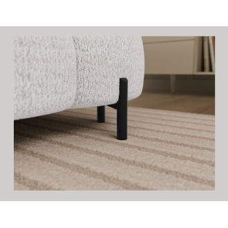 Canapé panoramique convertible Blanc angle gauche FERARIA 358x93x202cm 