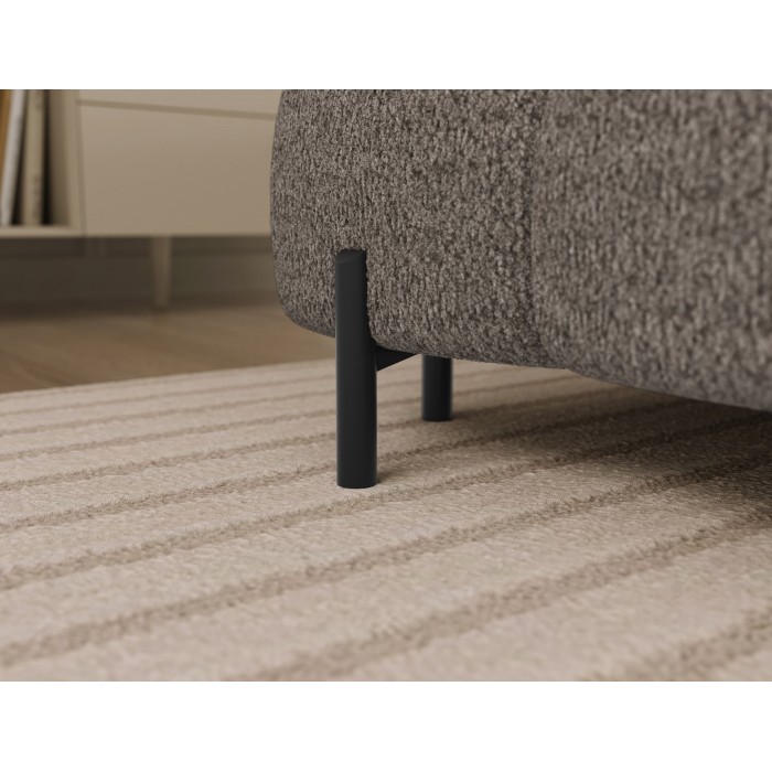 Canapé panoramique convertible Beige foncé angle droit FERARIA 358x93x202cm 