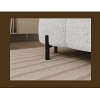 Canapé panoramique convertible Blanc angle droit FERARIA 358x93x202cm 