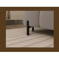 Canapé panoramique convertible Beige angle droit FERARIA 358x93x202cm 