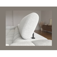 Canapé d'angle droit convertible Gris foncé allure contemporaine 285x99x181cm FILTRO 