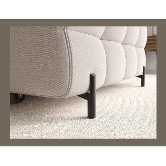 Canapé d'angle droit convertible Beige confort premium 285x99x181cm FILTRO 