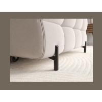 Canapé d'angle droit convertible Beige confort premium 285x99x181cm FILTRO 