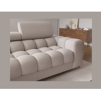 Canapé d'angle gauche convertible Beige confort premium 285x99x181cm FILTRO 