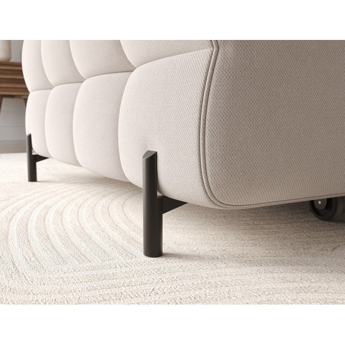 Canapé d'angle gauche convertible Beige confort premium 285x99x181cm FILTRO 