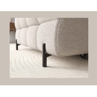 Canapé d'angle gauche convertible Beige allure contemporaine 285x99x181cm FILTRO 