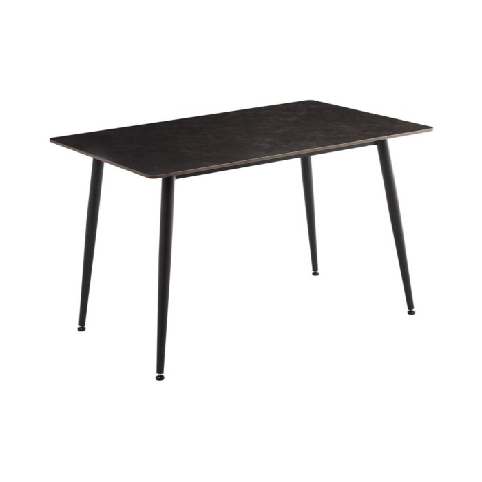 Table HEXA 120cm grise anthracite