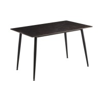 Table HEXA 120cm grise anthracite