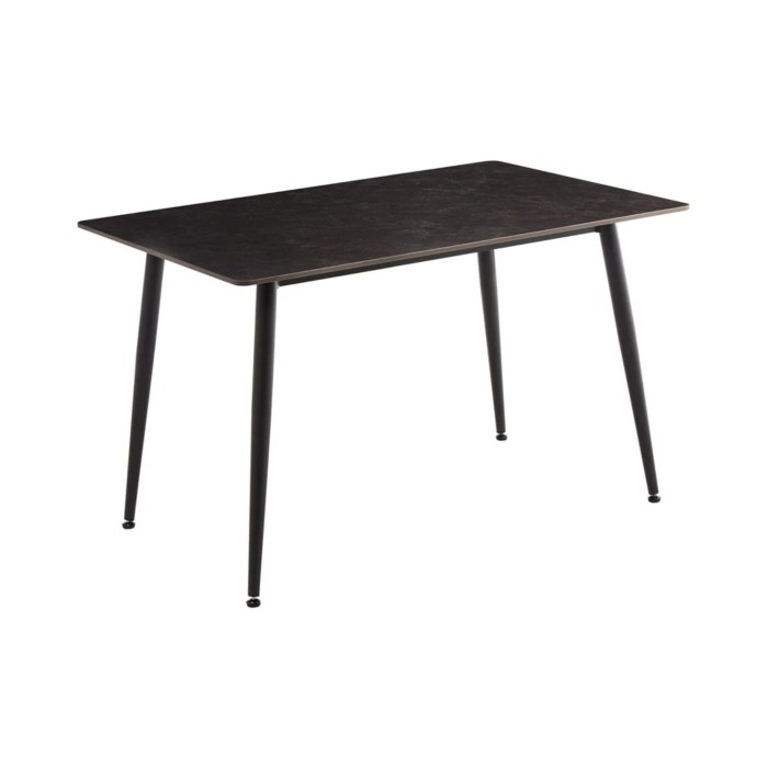 Table HEXA 140cm grise anthracite