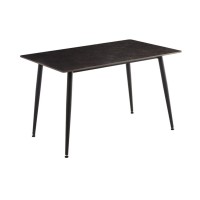 Table HEXA 140cm grise anthracite