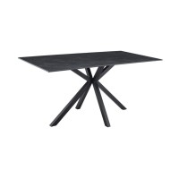 Table SOLARA 160cm grise anthracite