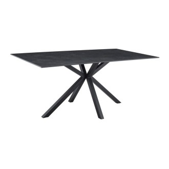 Table SOLARA 180cm grise anthracite