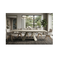 Table extensible 160 à 240 cm COVY vue de face