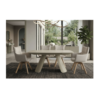 Table extensible 160 à 240 cm COVY mise en situation