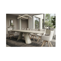 Table extensible 160 à 240 cm COVY vue de côté