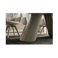 Zoom sur les pieds de la table extensible 160 à 240 cm COVY