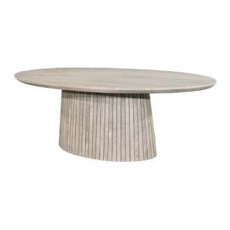 Table ovale ORINO 220cm grise