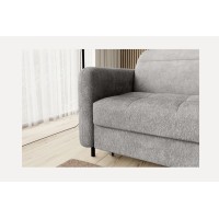 Canapé d'angle collection GOUMSI coloris Gris foncé 