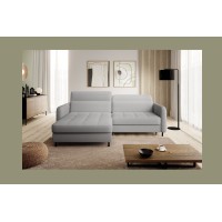 Canapé d'angle collection GOUMSI coloris Gris clair 