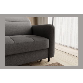 Canapé d'angle collection GOUMSI coloris Gris foncé 