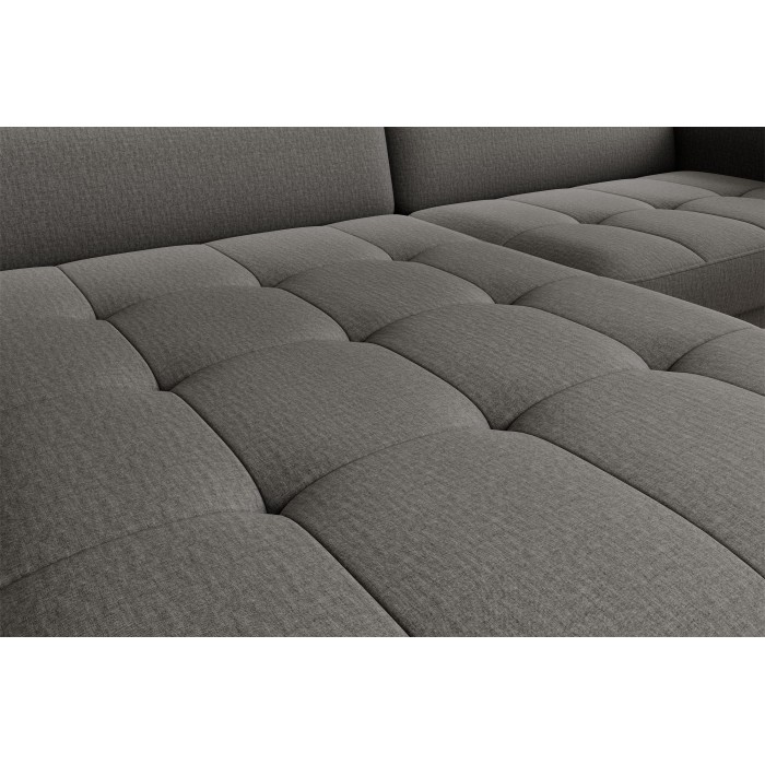 Canapé d'angle collection GOUMSI coloris Gris foncé 