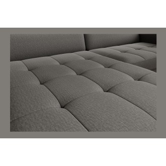 Canapé d'angle collection GOUMSI coloris Gris foncé 