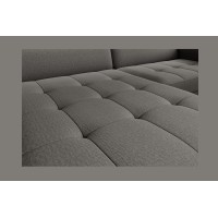 Canapé d'angle collection GOUMSI coloris Gris foncé 