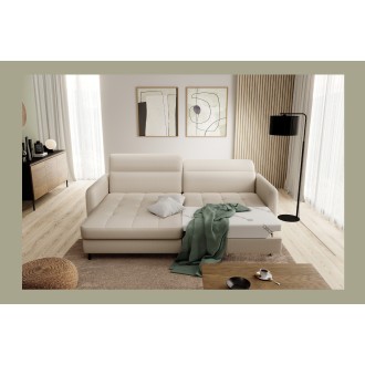 Canapé d'angle collection GOUMSI coloris Beige 