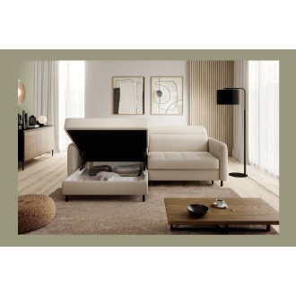 Canapé d'angle collection GOUMSI coloris Beige 