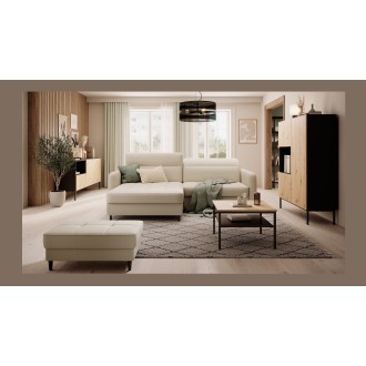 Canapé d'angle collection GOUMSI coloris Beige 