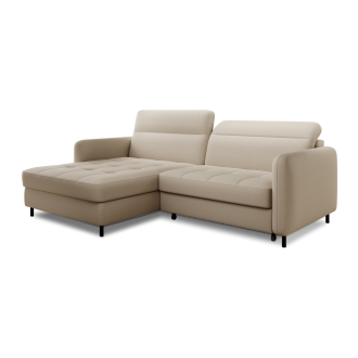 Canapé d'angle collection GOUMSI coloris Beige 
