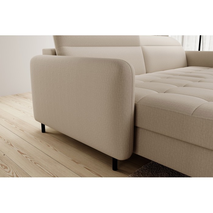 Canapé d'angle collection GOUMSI coloris Beige 