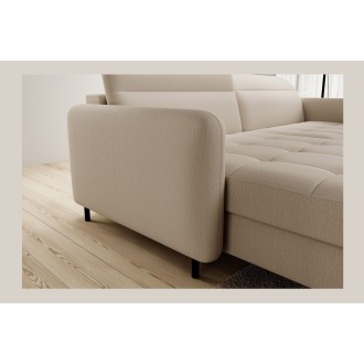 Canapé d'angle collection GOUMSI coloris Beige 
