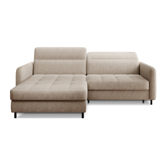 Canapé d'angle collection GOUMSI coloris Beige chiné 