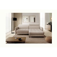 Canapé d'angle collection GOUMSI coloris Beige chiné 