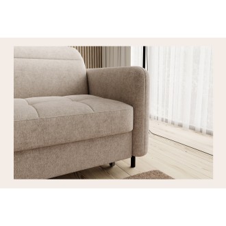Canapé d'angle collection GOUMSI coloris Beige chiné 