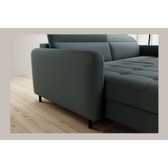 Canapé d'angle collection GOUMSI coloris Vert foncé 