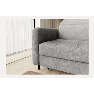Canapé d'angle collection GOUMSI coloris Gris foncé 