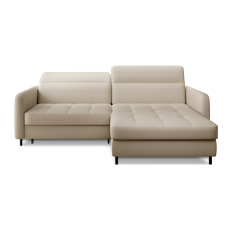 Canapé d'angle collection GOUMSI coloris Beige 
