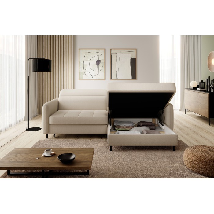 Canapé d'angle collection GOUMSI coloris Beige 