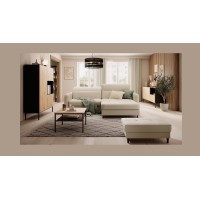 Canapé d'angle collection GOUMSI coloris Beige 