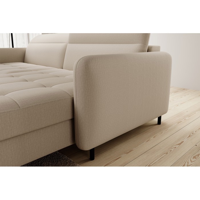 Canapé d'angle collection GOUMSI coloris Beige 