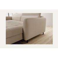 Canapé d'angle collection GOUMSI coloris Beige 