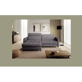 Canapé d'angle collection GOUMSI coloris Beige chiné 