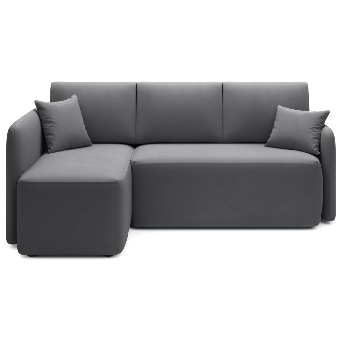 Canapé d'angle collection HEDSON coloris Gris foncé 