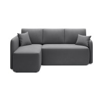 Canapé d'angle collection HEDSON coloris Gris foncé 