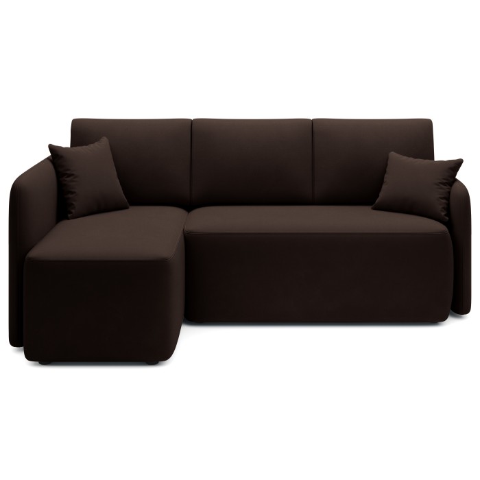 Canapé d'angle collection HEDSON coloris Marron 