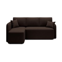 Canapé d'angle collection HEDSON coloris Marron 